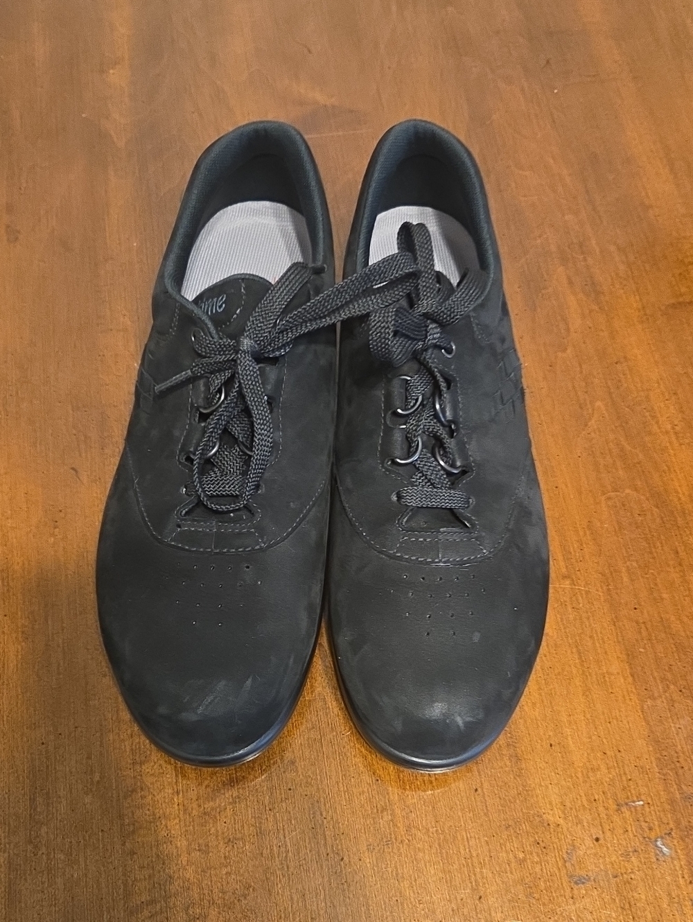 Black Casual Lace-Up Shoes